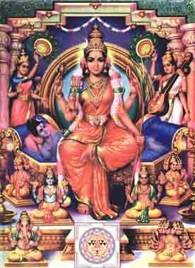 Lalita Devi. Bogini Śri Lalita Tripurasundari